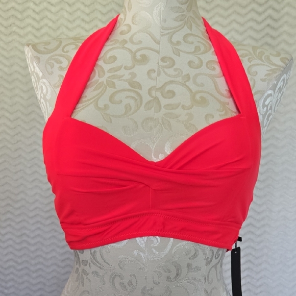 Tempt Me Other - Tempt Me Vibrant Halter Bikini Top